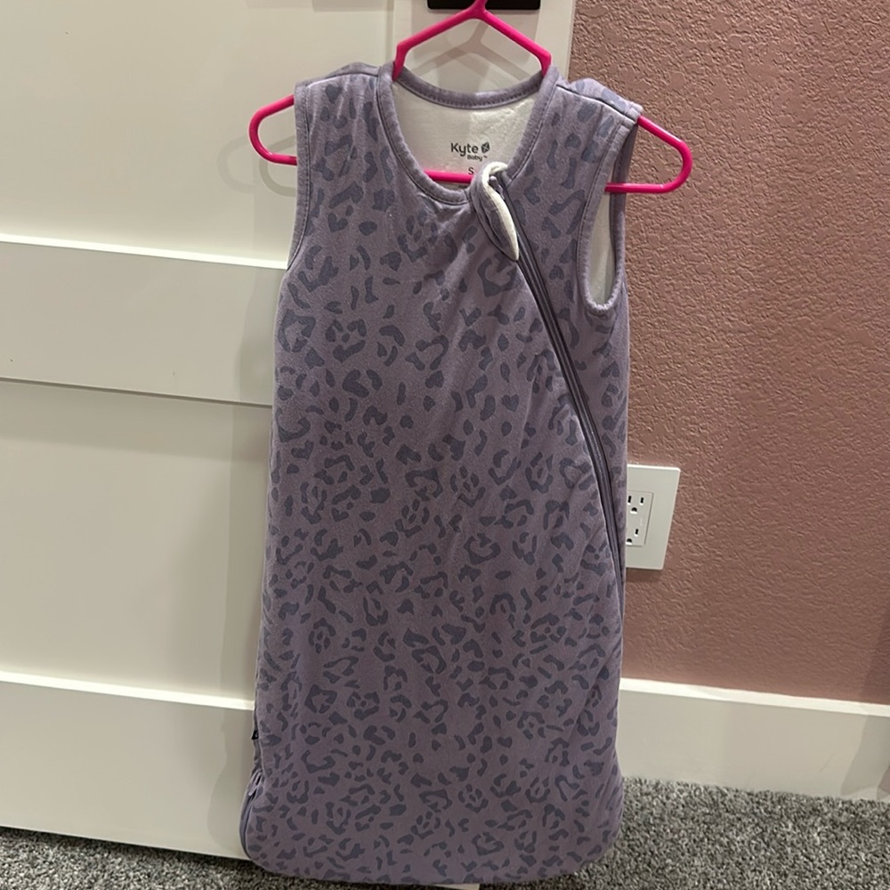 Kyte Baby Sleep Sack Purple Leopard